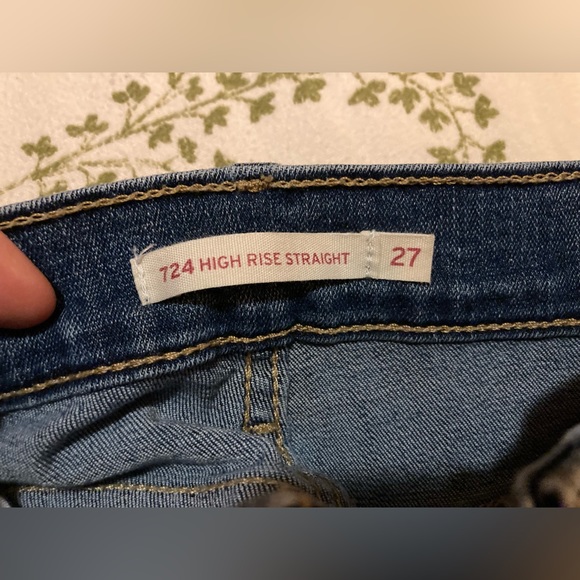 Levi’s 724 High Rise Straight jeans • Size 27/4 R • NWOT • new, never worn - Picture 6 of 7